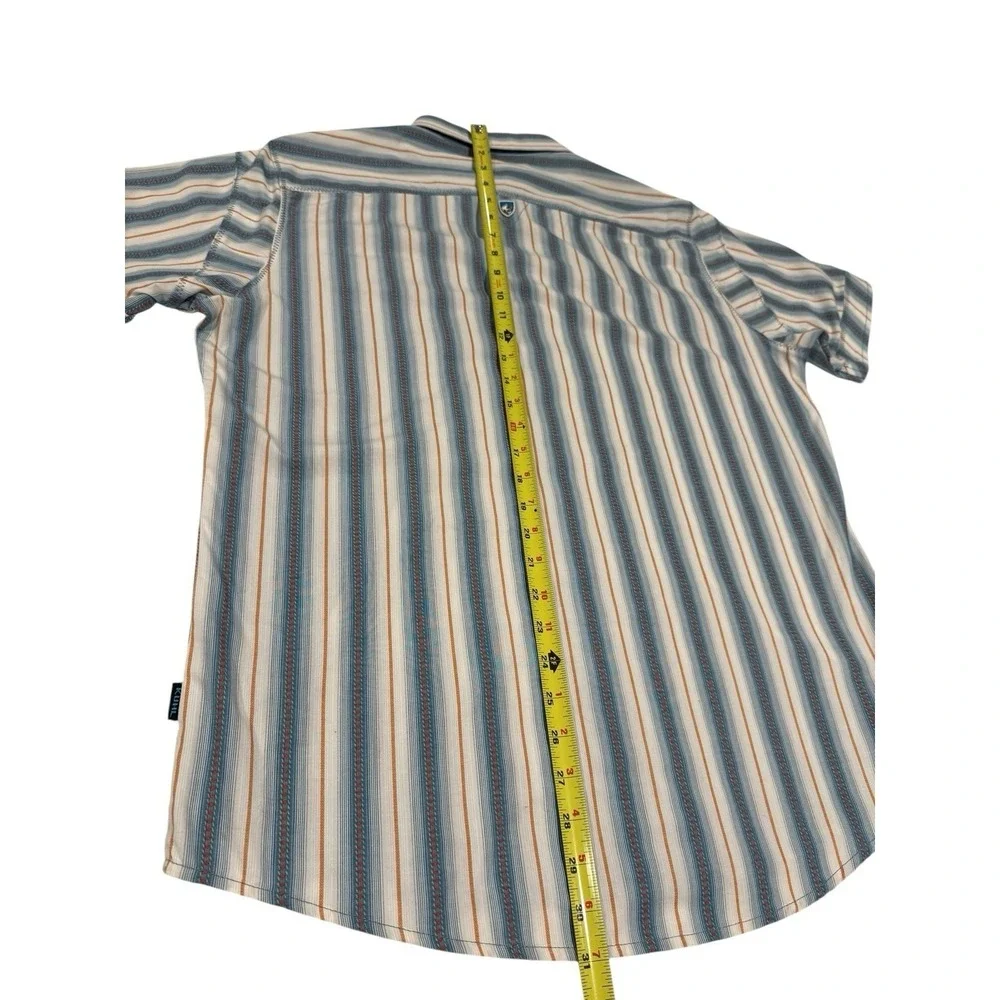Kuhl Mens Medium Shirt Button Down Short Sleeve Western Hiking Travel‎ Outdoor